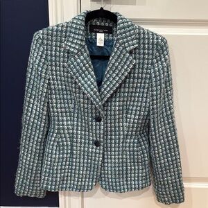 Jones New York Green Blazer Classic Style